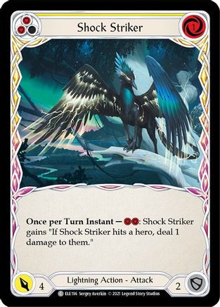 Shock Striker (Yellow) [ELE196] (Tales of Aria)  1st Edition Normal