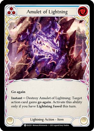 Amulet of Lightning [U-ELE201] (Tales of Aria Unlimited)  Unlimited Normal
