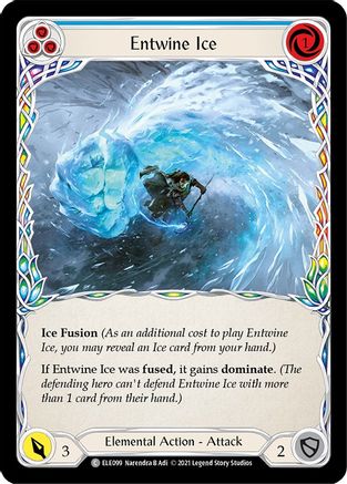 Entwine Ice (Blue) [U-ELE099] (Tales of Aria Unlimited)  Unlimited Normal