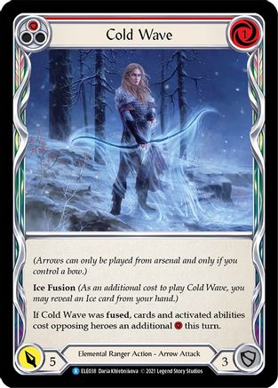 Cold Wave (Red) [U-ELE038] (Tales of Aria Unlimited)  Unlimited Normal