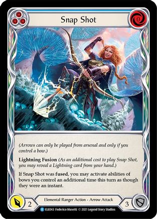 Snap Shot (Blue) [U-ELE043] (Tales of Aria Unlimited)  Unlimited Normal