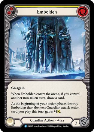 Embolden (Yellow) [U-ELE207] (Tales of Aria Unlimited)  Unlimited Rainbow Foil