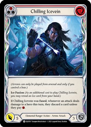 Chilling Icevein (Red) [U-ELE050] (Tales of Aria Unlimited)  Unlimited Normal