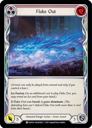 Flake Out (Red) [ELE056] (Tales of Aria)  1st Edition Normal