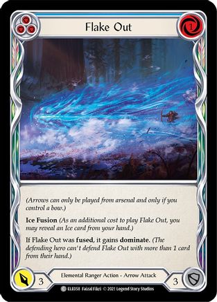 Flake Out (Blue) [U-ELE058] (Tales of Aria Unlimited)  Unlimited Normal
