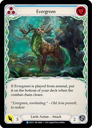 Evergreen (Blue) [U-ELE121] (Tales of Aria Unlimited)  Unlimited Normal