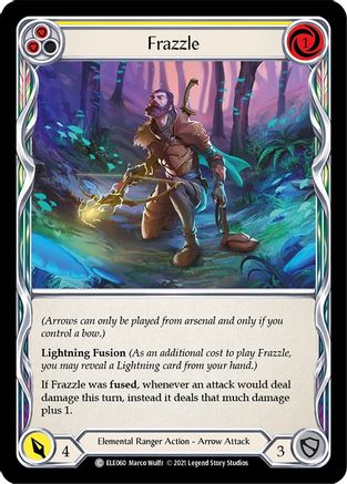 Frazzle (Yellow) [U-ELE060] (Tales of Aria Unlimited)  Unlimited Rainbow Foil