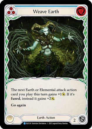 Weave Earth (Blue) [U-ELE124] (Tales of Aria Unlimited)  Unlimited Normal