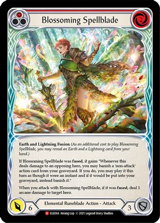 Blossoming Spellblade [U-ELE064] (Tales of Aria Unlimited)  Unlimited Rainbow Foil