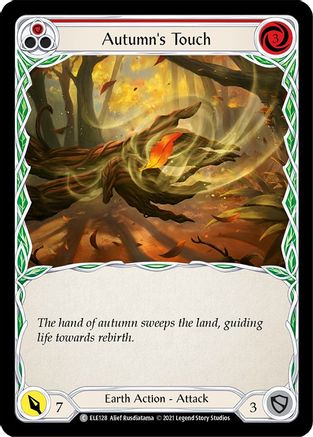 Autumn's Touch (Red) [ELE128] (Tales of Aria)  1st Edition Normal