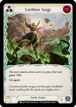 Earthlore Surge (Yellow) [U-ELE138] (Tales of Aria Unlimited)  Unlimited Normal