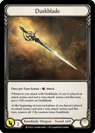 Duskblade [U-ELE223] (Tales of Aria Unlimited)  Unlimited Rainbow Foil