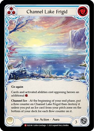 Channel Lake Frigid (Alternate Art) (ELE146) - Tales of Aria Unlimited Edition
