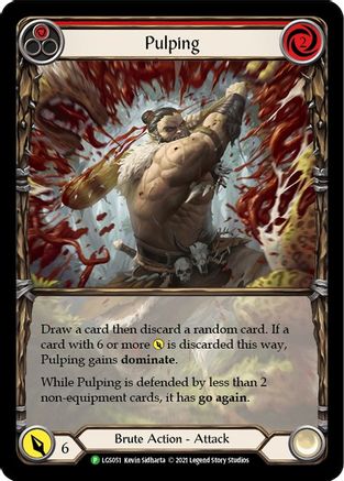 Pulping (Red) [LGS051] (Promo)  Rainbow Foil