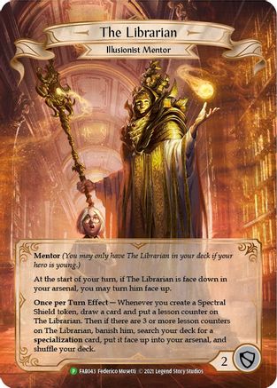 The Librarian [FAB043] (Promo)  Rainbow Foil