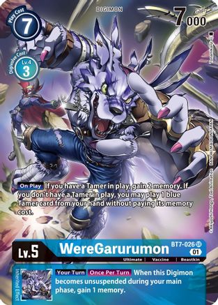 WereGarurumon [BT7-026] (Alternate Art) [Next Adventure]