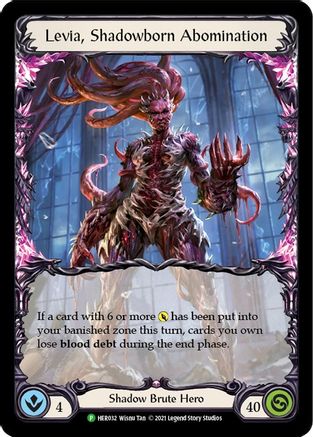 Levia, Shadowborn Abomination [HER032] (Promo)  Cold Foil