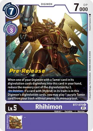 Rhihimon [BT7-075] [Next Adventure Pre-Release Cards]