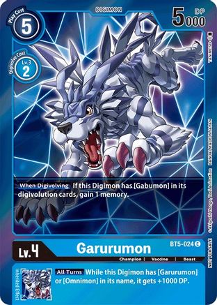Garurumon [BT5-024] (Event Pack 2) [Battle of Omni]