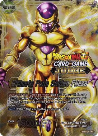 Frieza // Ultimate Form Golden Frieza (Judge) (BT1-083) [Tournament Promotion Cards]