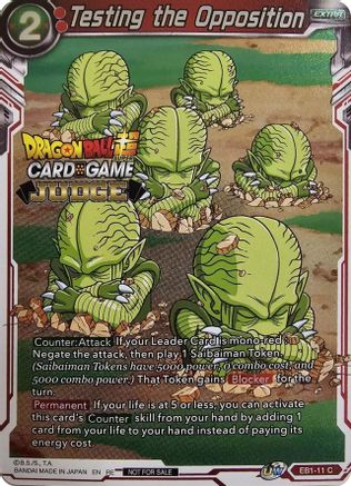 Testing the Opposition (Judge) (EB1-11) [Tournament Promotion Cards]