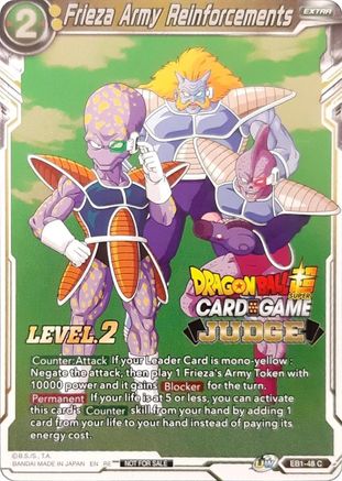 Frieza Army Reinforcements (Level 2) (Judge) (EB1-48) [Tournament Promotion Cards]