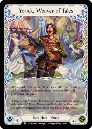 Yorick, Weaver of Tales [LSS004] (Promo)  Cold Foil