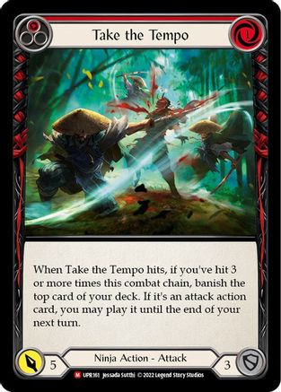 Take the Tempo [UPR161] (Uprising)  Rainbow Foil