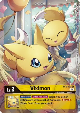 Viximon [EX2-003] (Alternate Art) [Digital Hazard]