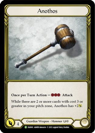 Anothos (Golden) [FAB061] (Promo)  Cold Foil