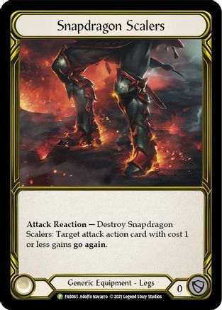 Snapdragon Scalers (Golden) [FAB065] (Promo)  Cold Foil