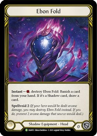 Ebon Fold (Golden) [FAB072] (Promo)  Cold Foil