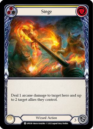 Singe (Yellow) [UPR180] (Uprising)  Rainbow Foil