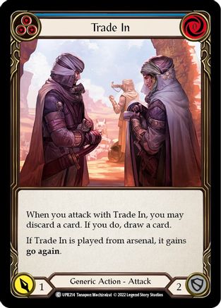 Trade In (Blue) [UPR214] (Uprising)  Rainbow Foil
