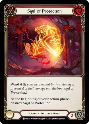 Sigil of Protection (Red) [UPR218] (Uprising)  Rainbow Foil