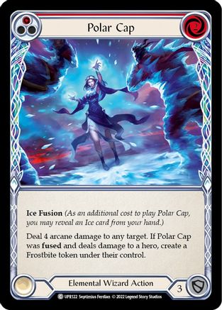 Polar Cap (Red) [UPR122] (Uprising)  Rainbow Foil