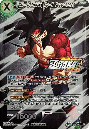 SS4 Bardock, Spirit Resonance (Event Pack 10) (BT14-122) [Tournament Promotion Cards]