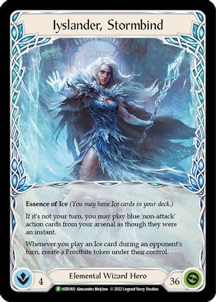 Iyslander, Stormbind [HER060] (Promo)  Cold Foil