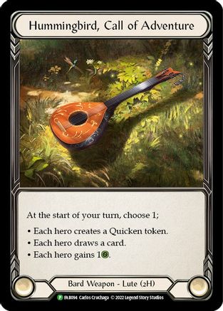Hummingbird, Call of Adventure [FAB094] (Promo)  Cold Foil
