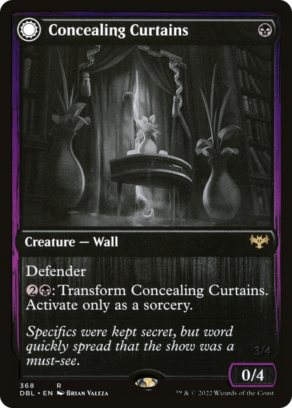 Concealing Curtains // Revealing Eye [Innistrad: Double Feature]