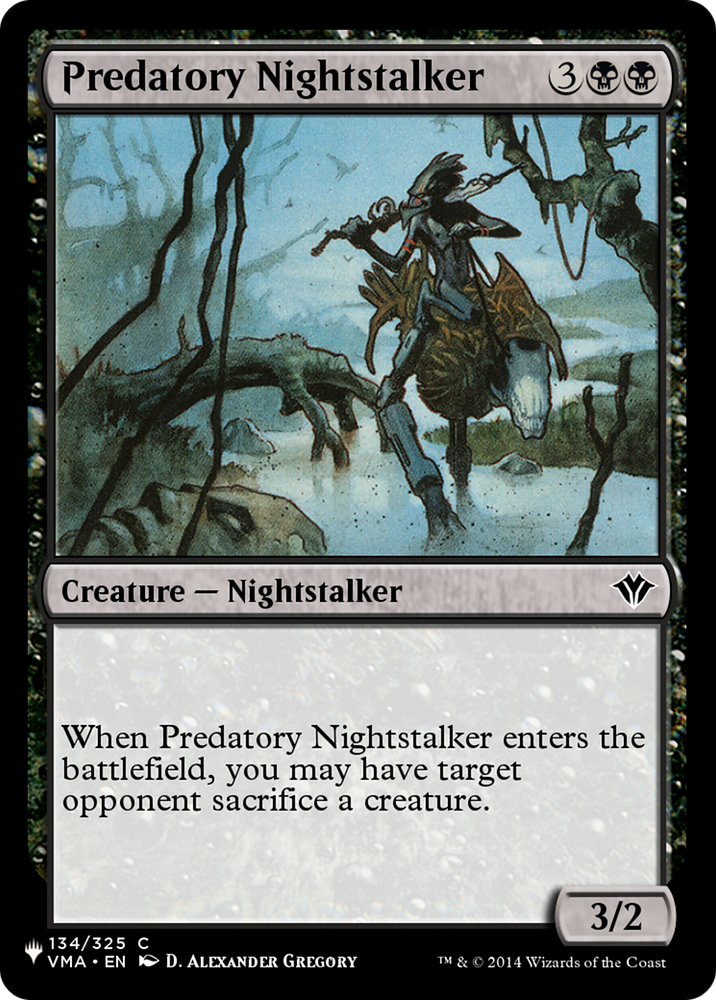 Predatory Nightstalker [The List Reprints]