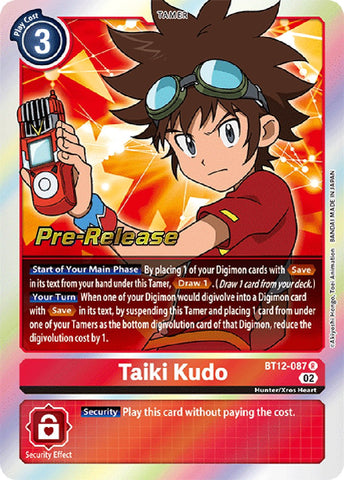 Taiki Kudo [BT12-087] [Across Time Pre-Release Cards]