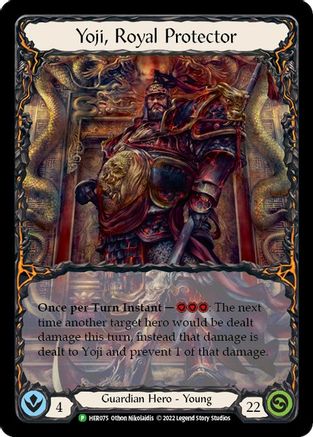 Yoji, Royal Protector [HER075] (Promo)  Cold Foil