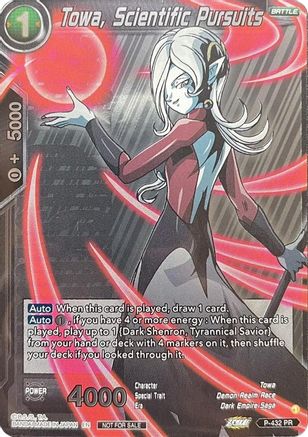 Towa, Scientific Pursuits (Championship Pack 2022 Vol.3) (P-432) [Tournament Promotion Cards]
