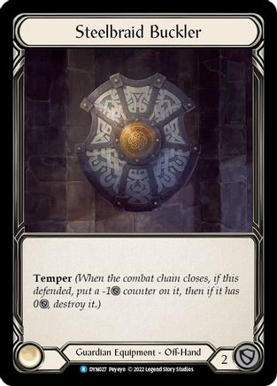 Steelbraid Buckler [DYN027] (Dynasty)  Cold Foil