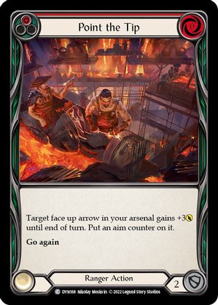 Point the Tip (Red) [DYN168] (Dynasty)  Rainbow Foil