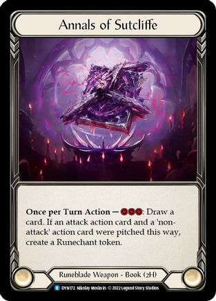Annals of Sutcliffe [DYN172] (Dynasty)  Cold Foil