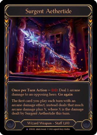 Surgent Aethertide (Marvel) [DYN192] (Dynasty)  Cold Foil