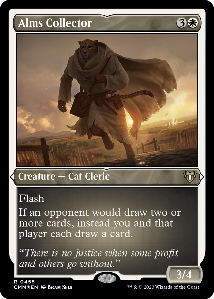 Alms Collector (Foil Etched) (CMM-455) - Commander Masters Foil