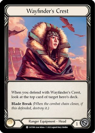 Wayfinder's Crest [OUT099] (Outsiders)  Rainbow Foil